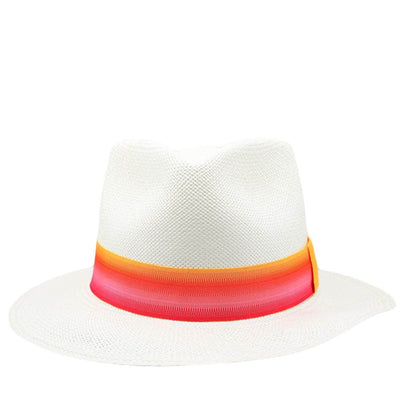 Lacerise-on-the-hat Panama Hat Native Tequila Sunrise