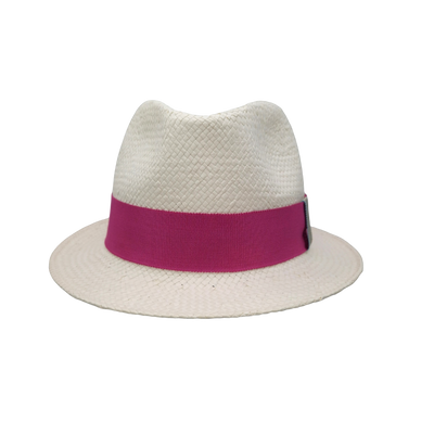 Chapeau Enfant  Trilby "Nomade Paper" Rose Candy