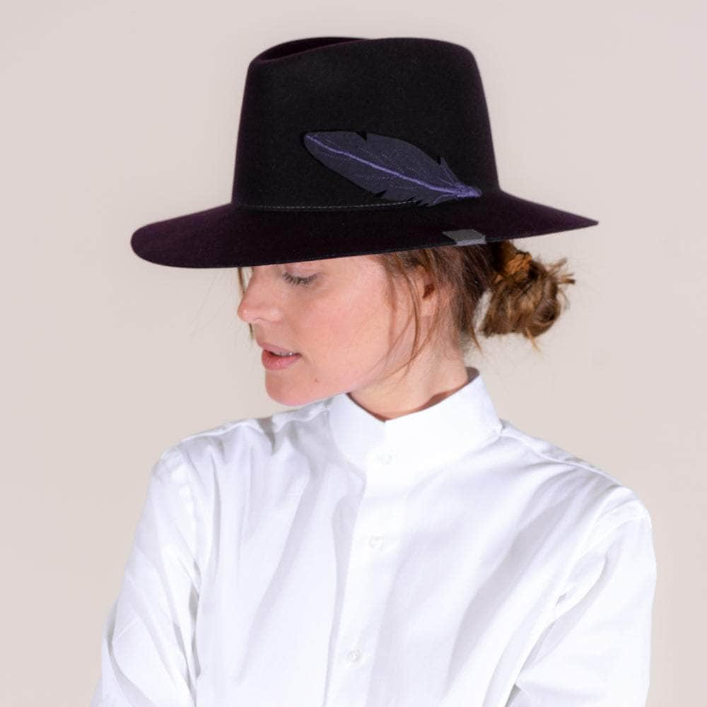 Lacerise-sur-le-chapeau Chapeau Feutre Elegant Audace