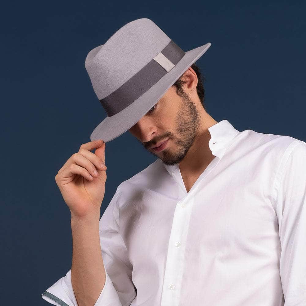 Lacerise-sur-le-chapeau Chapeaux Chapeau Feutre Homme Trendy Caresse