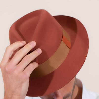 Lacerise-sur-le-chapeau Chapeaux Chapeau Feutre Homme Trendy Délice