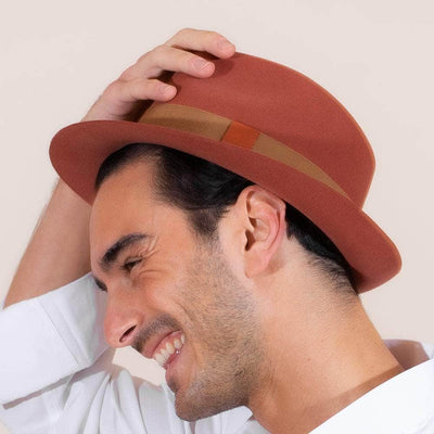 Lacerise-sur-le-chapeau Chapeaux Chapeau Feutre Homme Trendy Délice