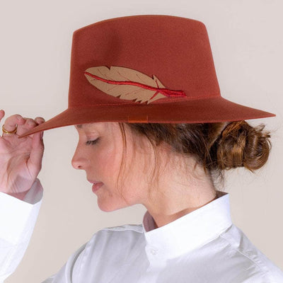Lacerise-sur-le-chapeau Chapeau Feutre Loop - Délice model