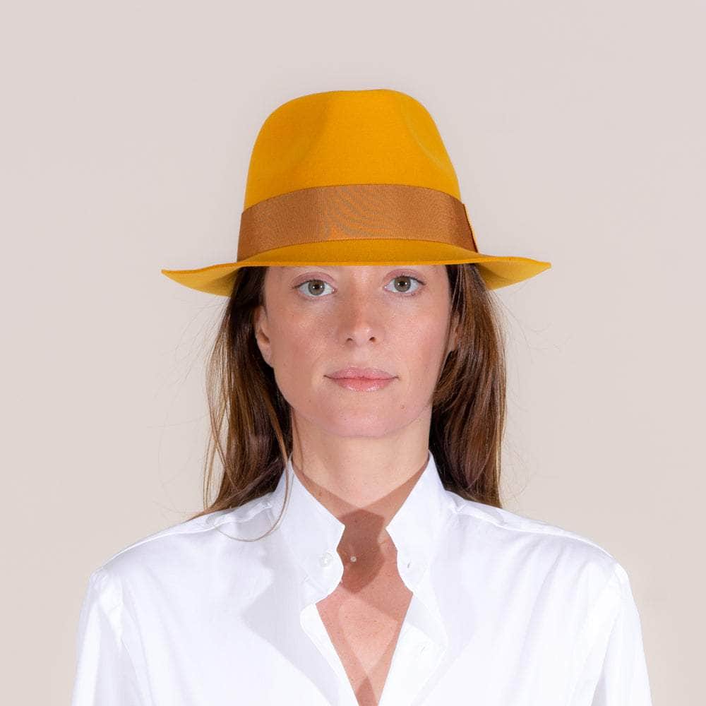 Lacerise-sur-le-chapeau Chapeau Feutre Trendy - Modèle Espiègle