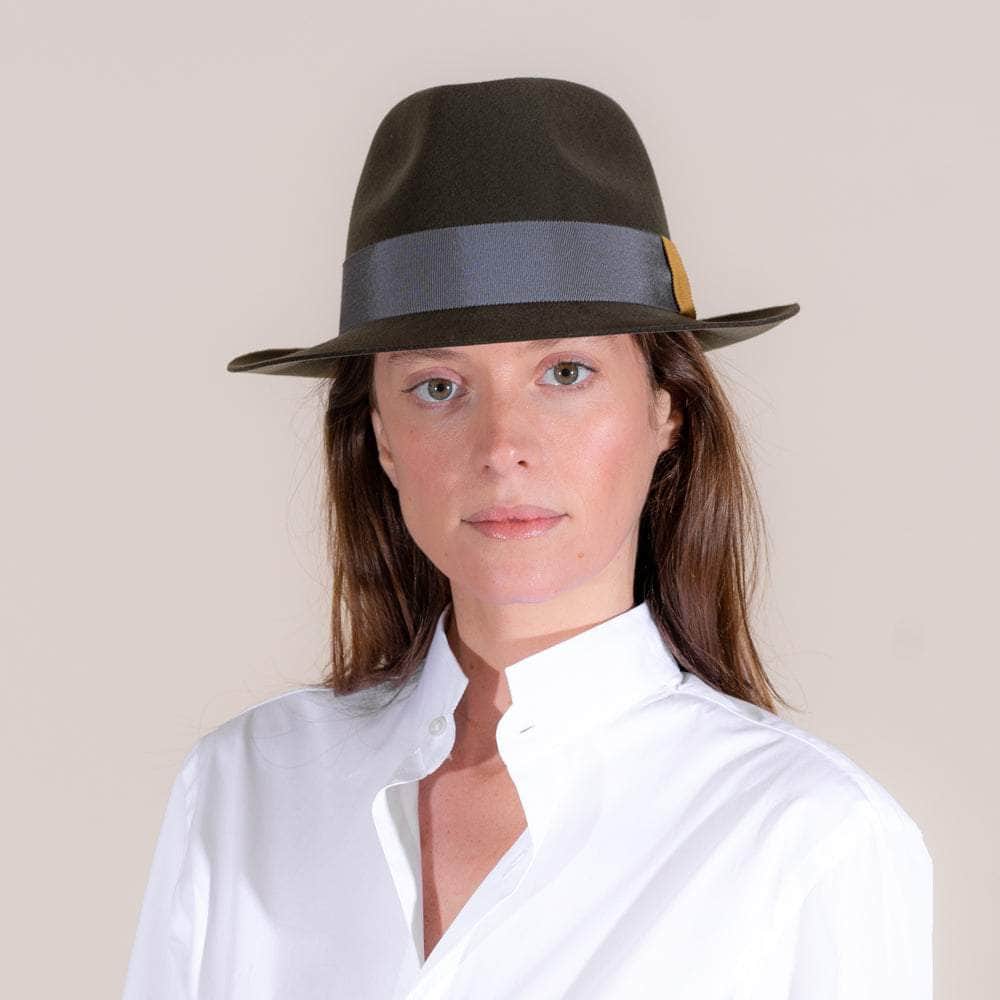 Lacerise sur-le-chapeau Chapeau Feutre Trendy - Rivage model