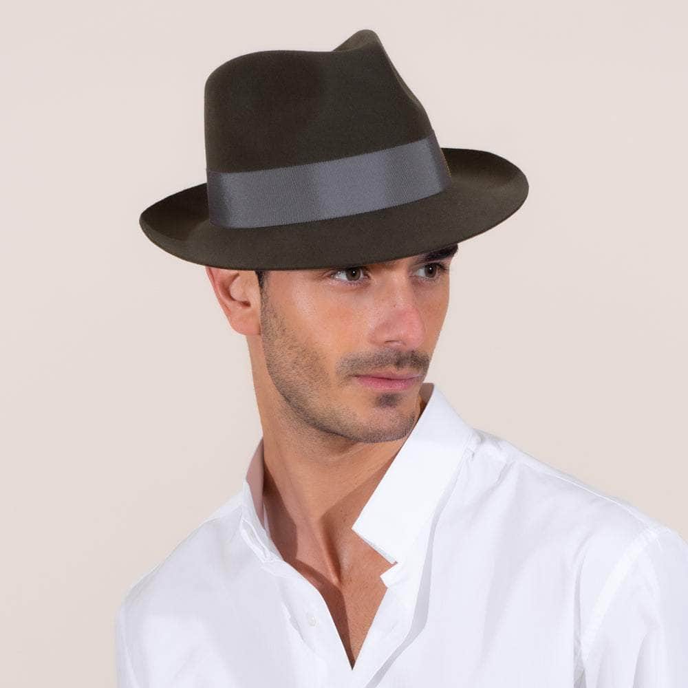 Lacerise-sur-le-chapeau Chapeau Feutre Trendy - Modèle Rivage