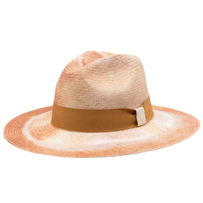 Lacerise-sur-le-chapeau Chapeau Panama Arizona Beige