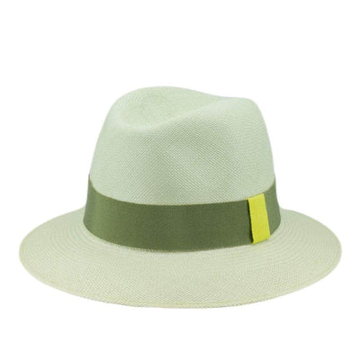 Lacerise-sur-le-chapeau Chapeaux Chapeau Panama Classic - Modèle Amande