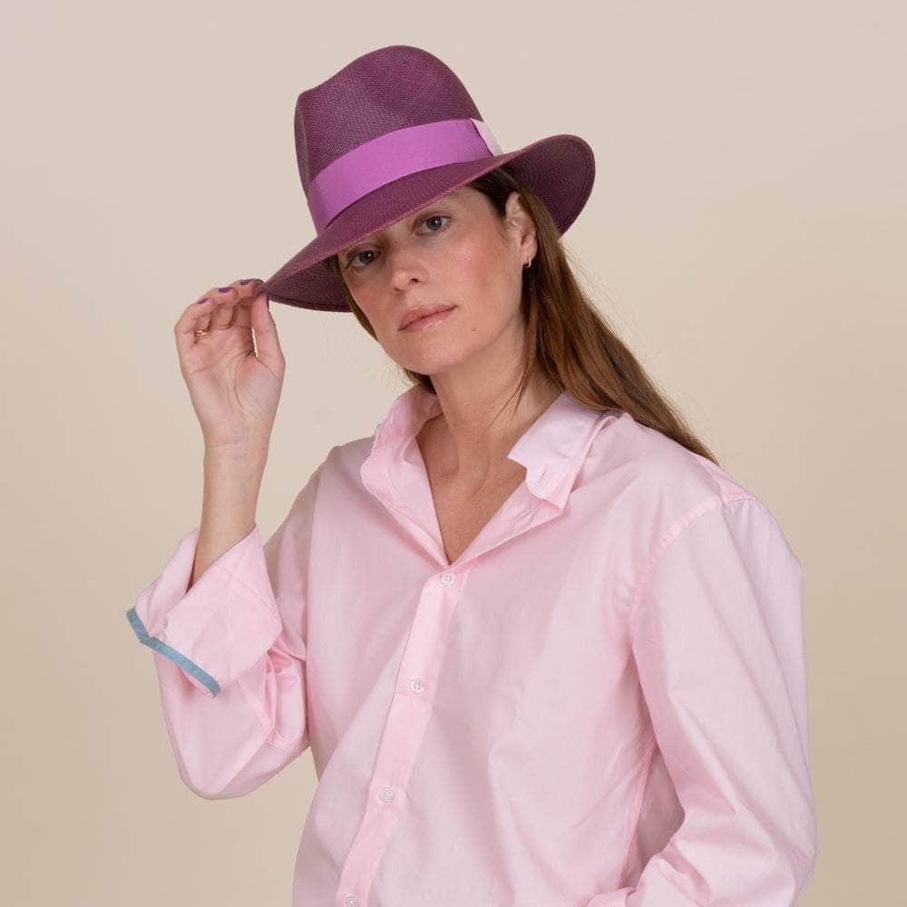 Lacerise-sur-le-chapeau Chapeaux Chapeau Panama Classic - Modèle Londres