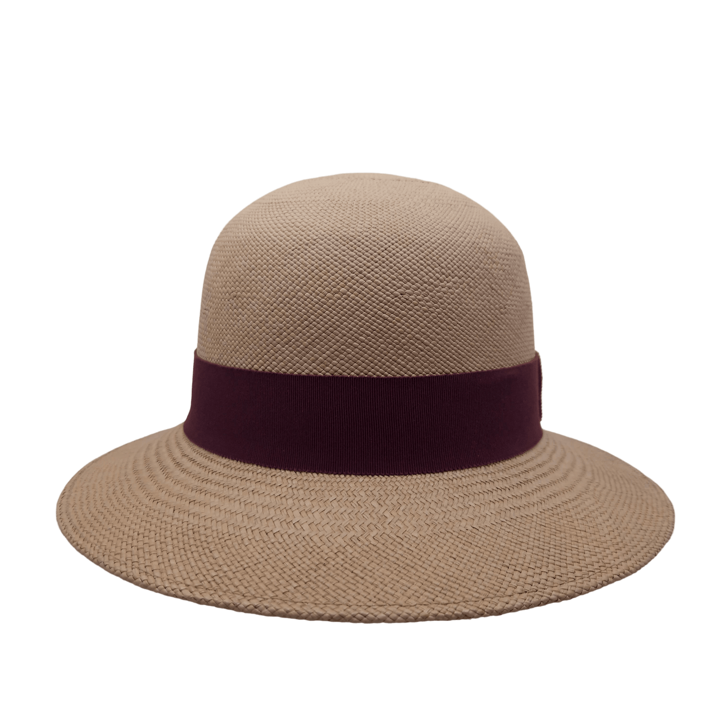 Lacerise-sur-le-chapeau M Chapeau Panama Cloche Cachemire