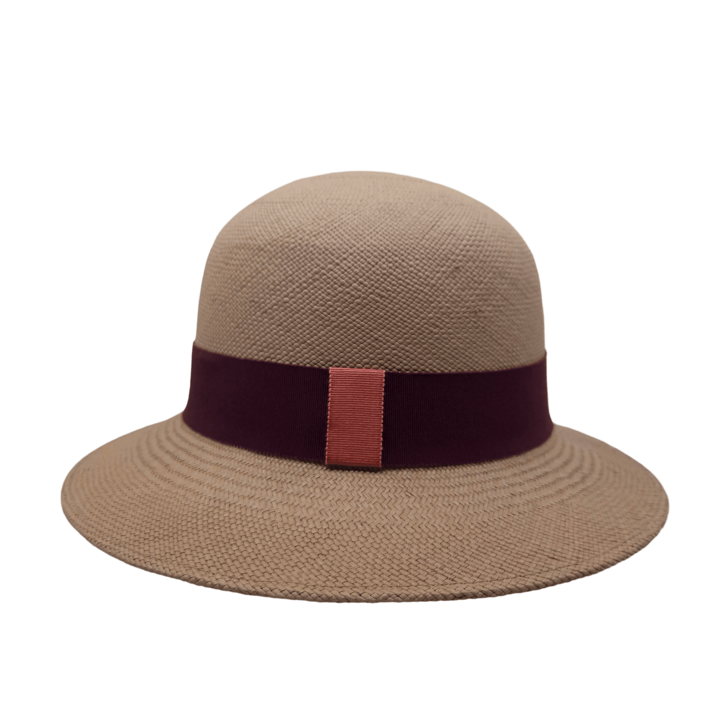 Lacerise-sur-le-chapeau M Chapeau Panama Cloche Cachemire