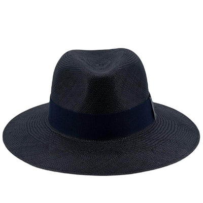 Lacerise sur-le-chapeau Panama Hat Elegant Black Sand