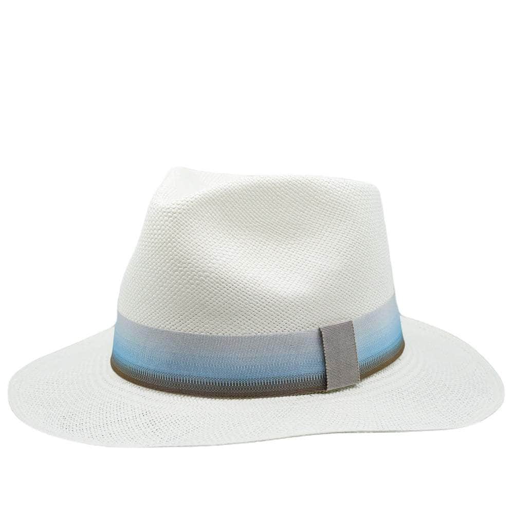 Lacerise-sur-le-chapeau Chapeau Panama Native Blue Folly