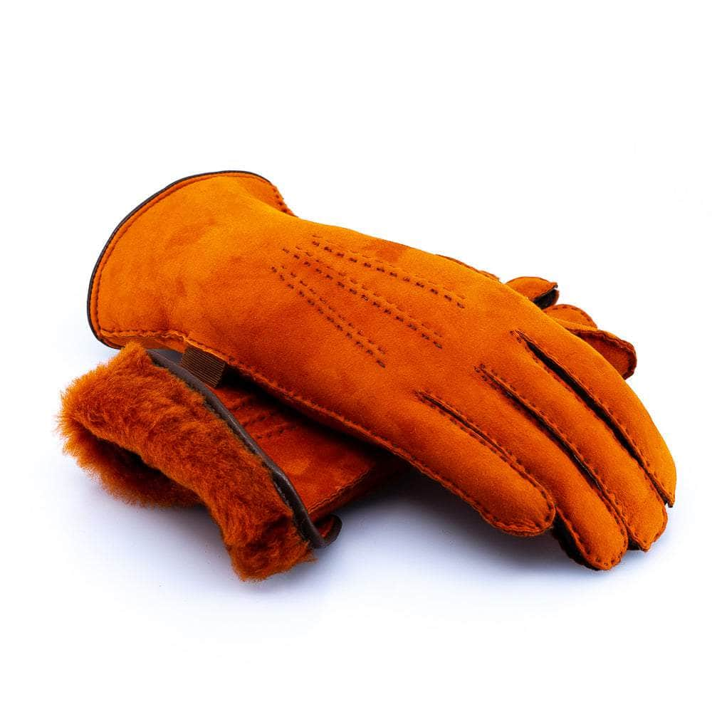 Lacerise-sur-le-chapeau Gants Gants Femme Orange