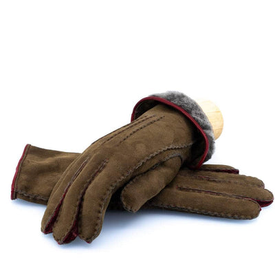 Lacerise-sur-le-chapeau Gants Gants Femme Taupe