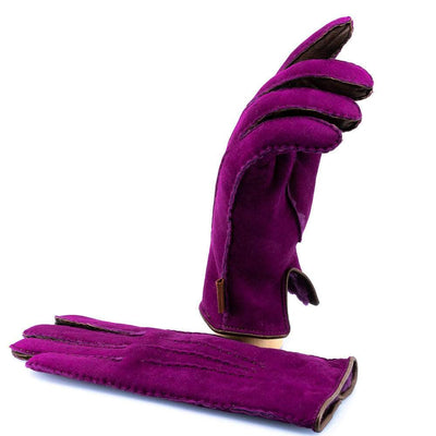 Lacerise-sur-le-chapeau Gants Gants Femme Violine