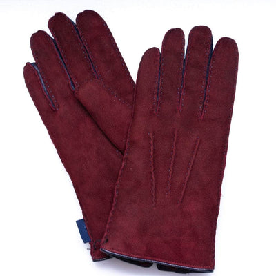 Lacerise sur-le-chapeau Gloves Men's gloves Bordeaux