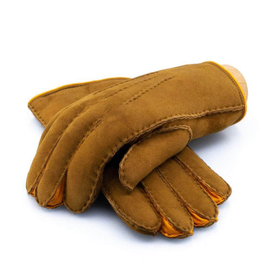 Lacerise-sur-le-chapeau Gants Gants Homme Camel