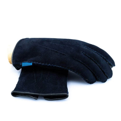 Lacerise-sur-le-chapeau Gants Gants Homme Marine