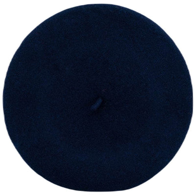 Lacerise sur-le-chapeau ミッドナイトブルー クラシックベレー帽