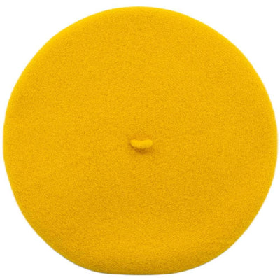 Lacerise-sur-le-chapeau moutarde Béret Classique Moutarde