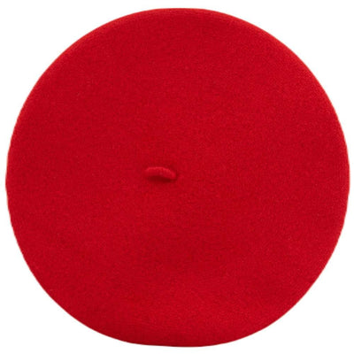 Lacerise-on-the-Hat Red Classic Beret