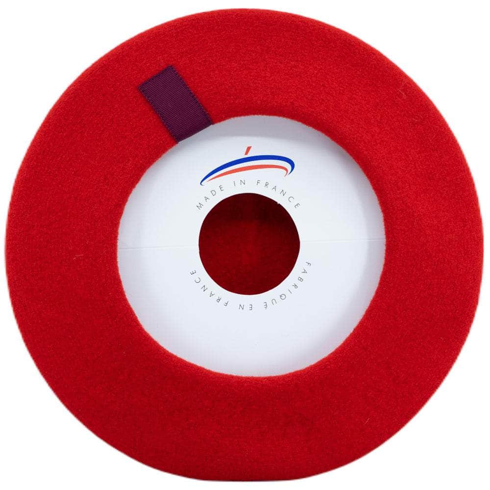 Lacerise-sur-le-chapeau rouge Béret Classique Rouge