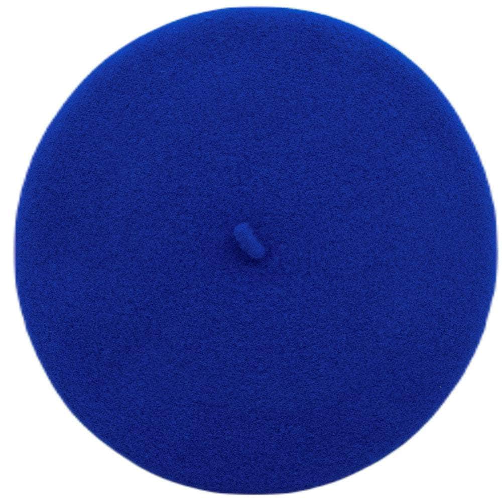 Lacerise sur-le-chapeau Bleu Electrique 子供用ベレー帽 Bleu Electrique