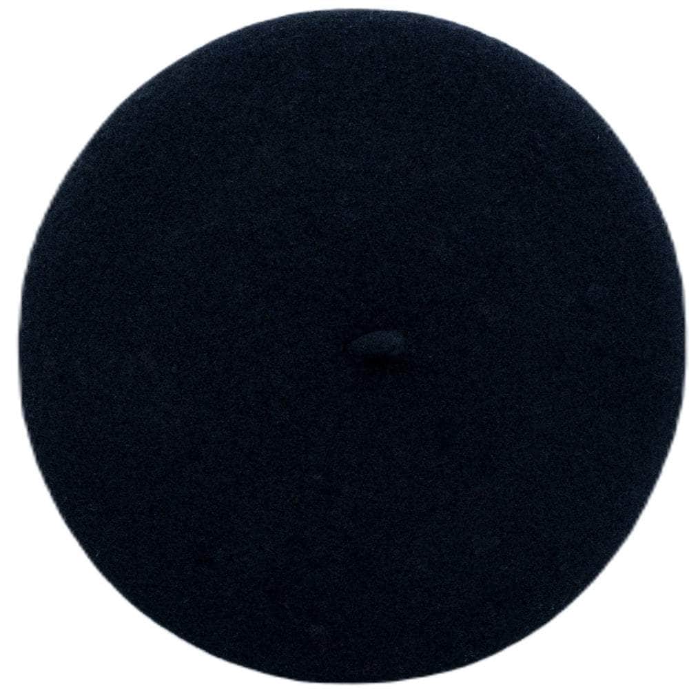 Lacerise sur-le-chapeau ブラック 子供用ベレー帽 ブラック