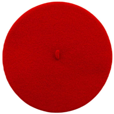 Lacerise-on-the-hat Red child beret