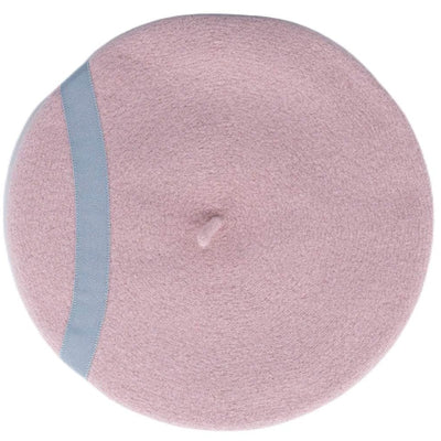 Powder Pink Hat Lacerise Powder Pink Graphic Beret