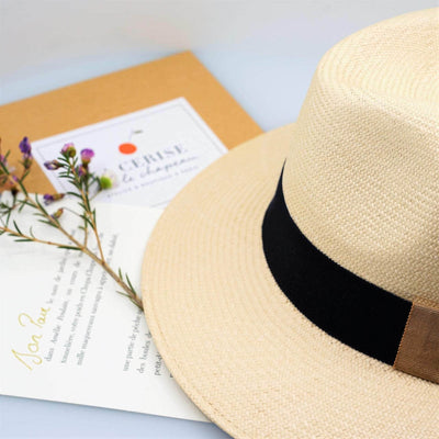 Lacerise-on-the-hat Gift cards 210,00 € " Good for " a straw from Ecuador