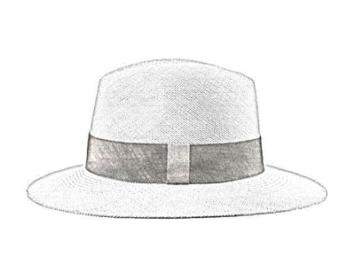 Lacerise-on-the-hat classic-straw custom-made hat Classic Straw custom-made hat