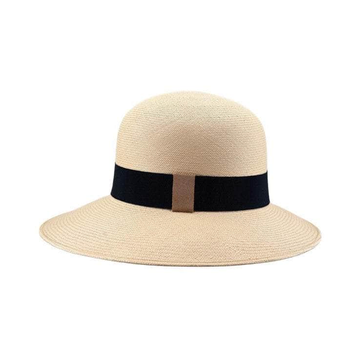 Lacerise-on-the-hat Madeira / 56 Capeline hat