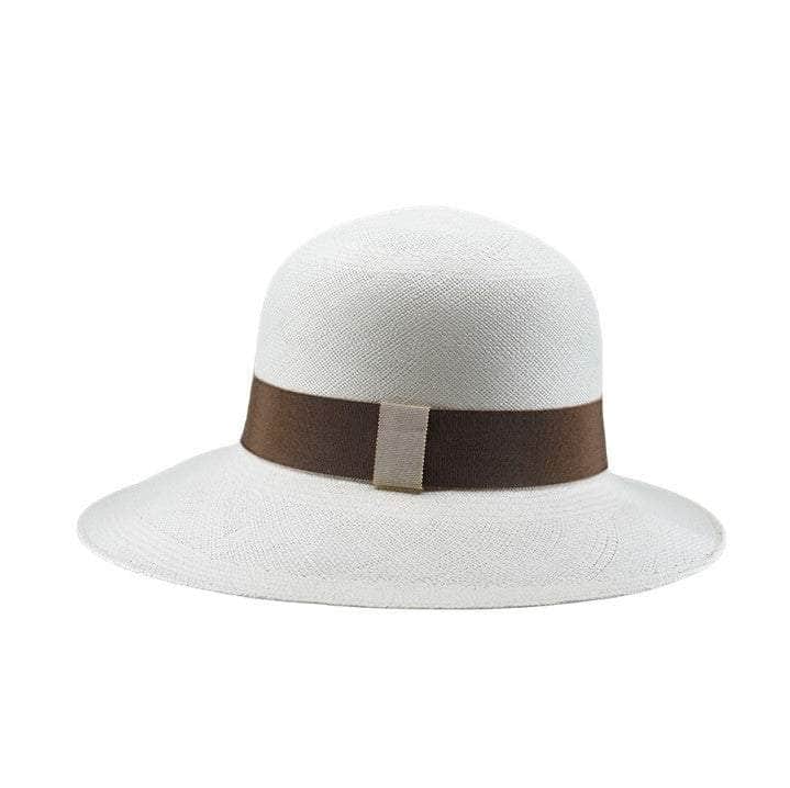 Lacerise-on-the-hat Panama / 56 Capeline hat