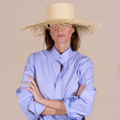 Lacerise-on-the-hat Panama Campañas Hat Natural Green