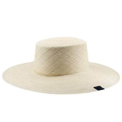 Lacerise-on-the-hat Panama Hat Cross Line Natural