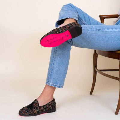 Lacerise-sur-le-chapeau chaussures Loafers Skyline - Femme