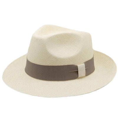 Lacerise-sur-le-chapeau Chapeaux Trendy panama Extra Fino Gr. 10-12 - Marron Glacé