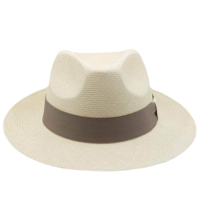 Lacerise-sur-le-chapeau Chapeaux Trendy panama Extra Fino Gr. 10-12 - Marron Glacé