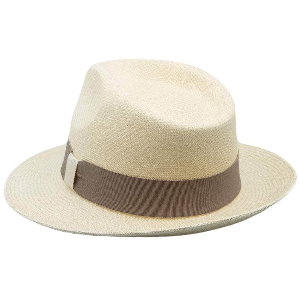 Lacerise sur-le-chapeau Chapeaux Trendy panama Extra Fino Gr. 10-12 - Marron Glacé